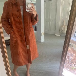VINTAGE Harris Tweed Handwoven Wool Coat